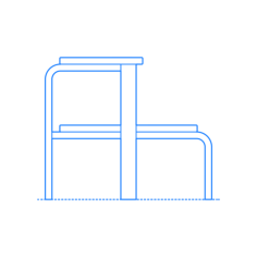 Furniture Stools Altura Step Stool Sketch Drawing Svg, Free Vectors File